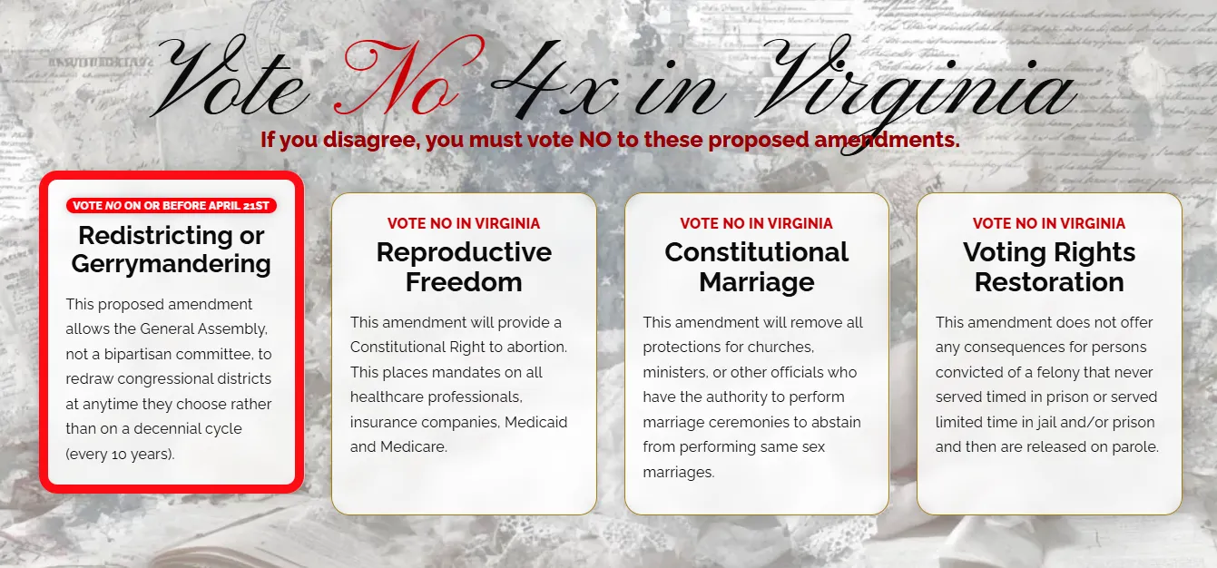 Vote No in Virginia